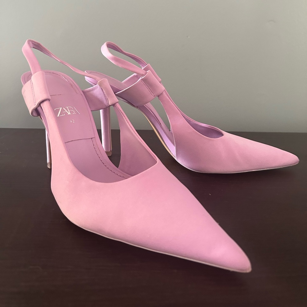 Zara Mauve Slingbacks Size 11